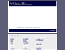 Tablet Screenshot of leiligheter-til-leie.net